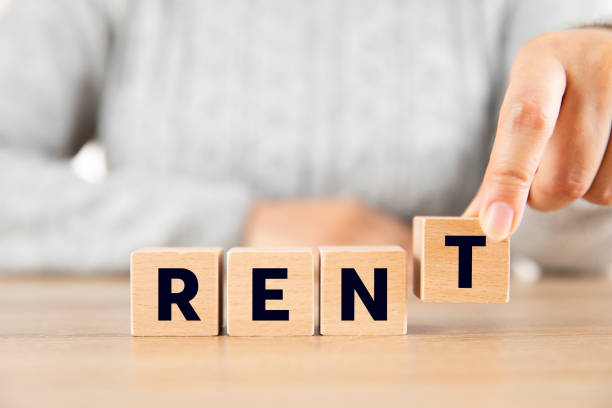 istock Rent Word with Wooden Cubes 2154434682