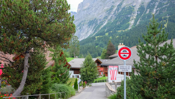 istock Alps village town in Switzerland 2154440443