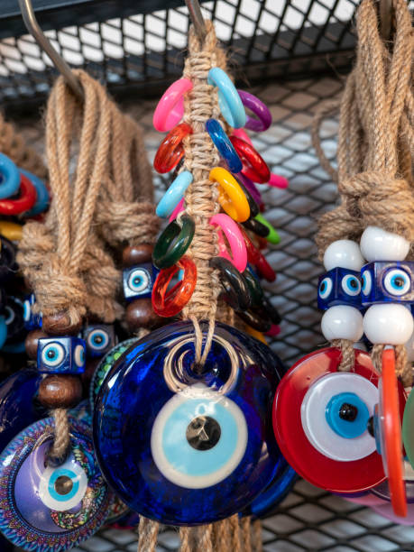 istock Various sizes of evil eye beads, Turkish evil eye beads, 2154440787