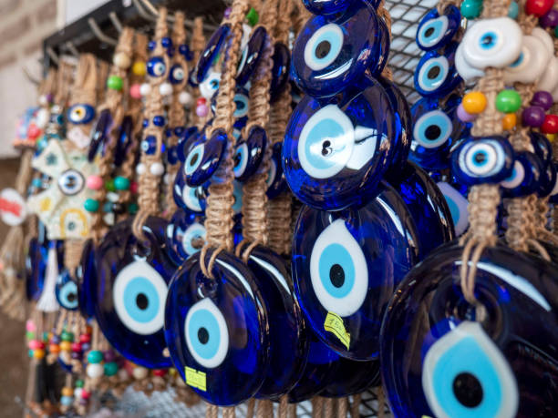 istock Various sizes of evil eye beads, Turkish evil eye beads, 2154440822