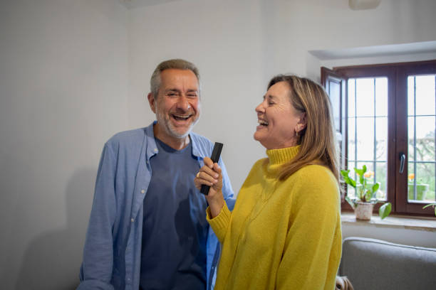 istock Older couple spending time at home 2154445225