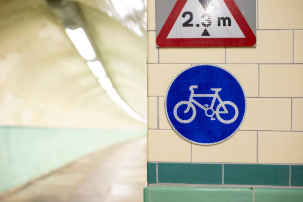 The newly renovated Tyne Cyclist and Pedestrian Tunnel. It runs under the River Tyne between Jarrow and Howdon in Tyne & Wear, England.
