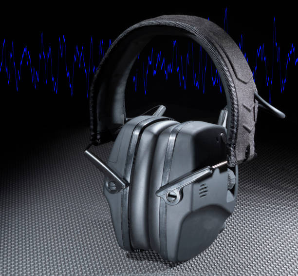 istock Electronic headphones that provide hearing protection 2154450288