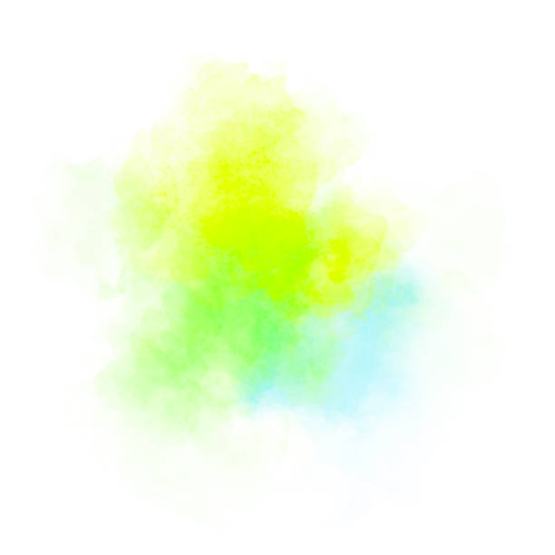 istock Abstract Watercolor Splash - yellow green turquoise 2154460271