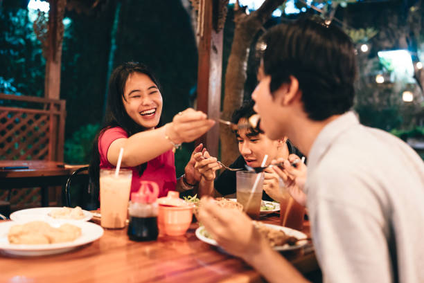 istock enjoy social dining in the restaurant 2154461247