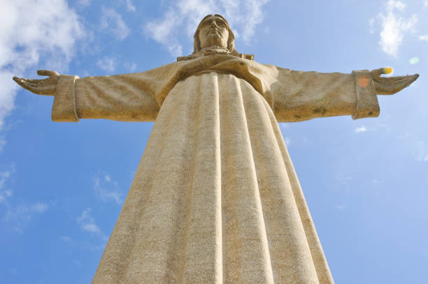 istock Statue of Jesus Christ in Lisbon 2154468521