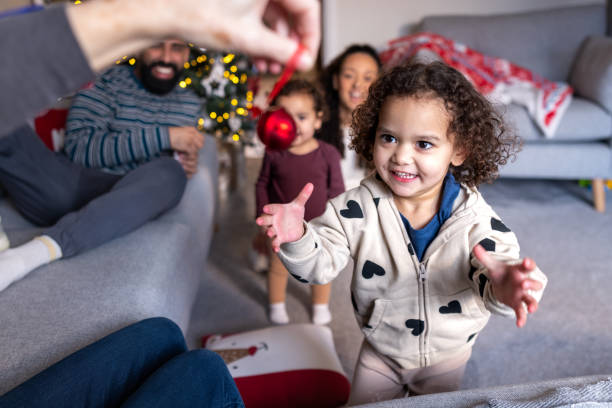 istock Smiling Girl at Christmas 2154469762
