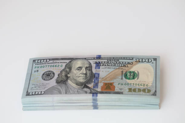 istock Pile of US 100 dollar banknotes 2154470926