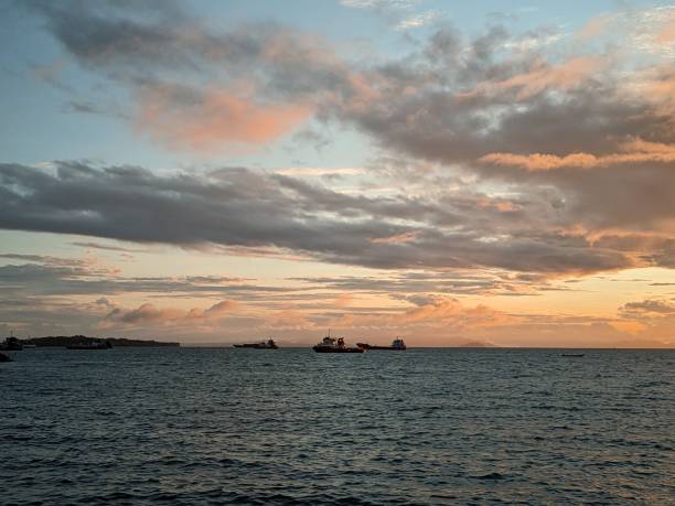 istock The scenery image of Seascape under the dramatic sky 2154473975