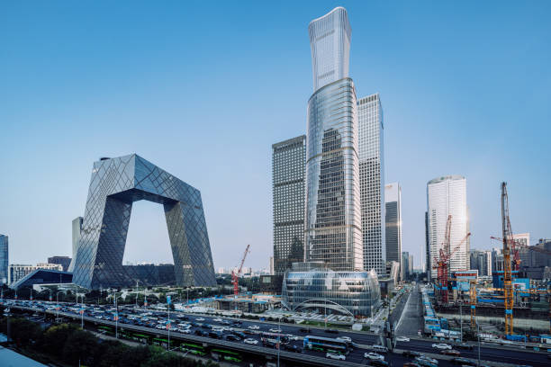 istock Modern Architecture And Skyscrapers In Downtown Beijing, China 2154475545
