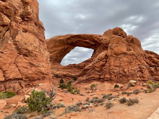 istock Arches National Park - Red Rock - Overcast Sky 2154482820