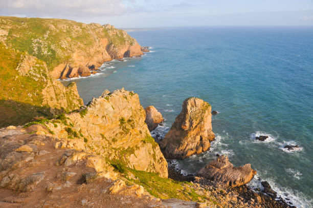 istock Cliffs at Cape Roca in Portugal 2154484858