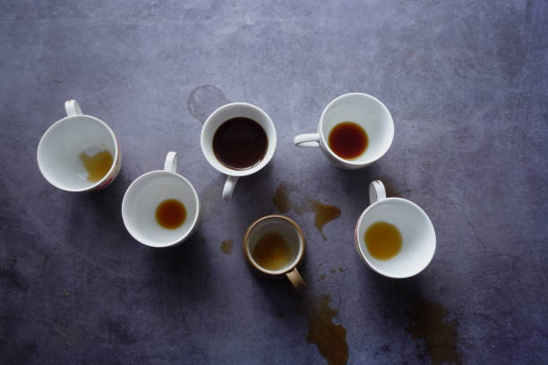 istock top view of coffee spilled on a black background 2154485933