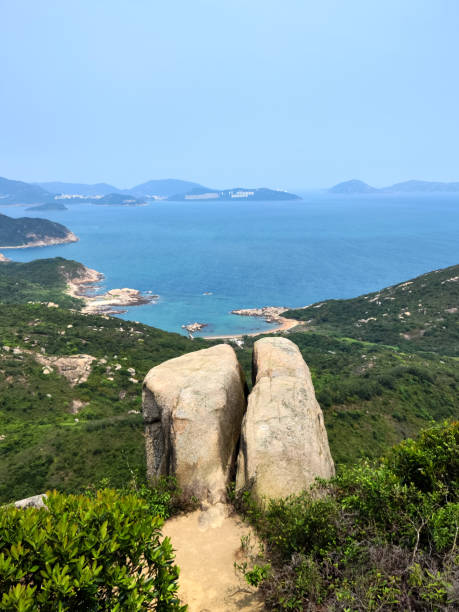 istock Panorama from Mount Stenhouse, Lamma island, Hong Kong 2154493886
