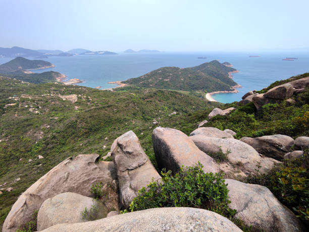 istock Panorama from Mount Stenhouse, Lamma island, Hong Kong 2154493897