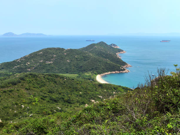 istock Panorama from Mount Stenhouse, Lamma island, Hong Kong 2154493976