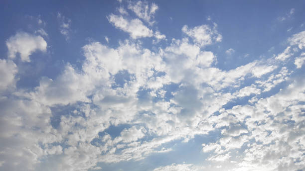 istock Azure sky with fluffy white clouds creating a picturesque natural landscape 2154497160