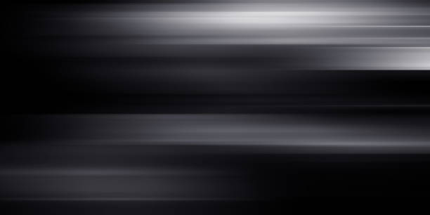 Line movement effect. Speed ​​of light lines. On a black background.