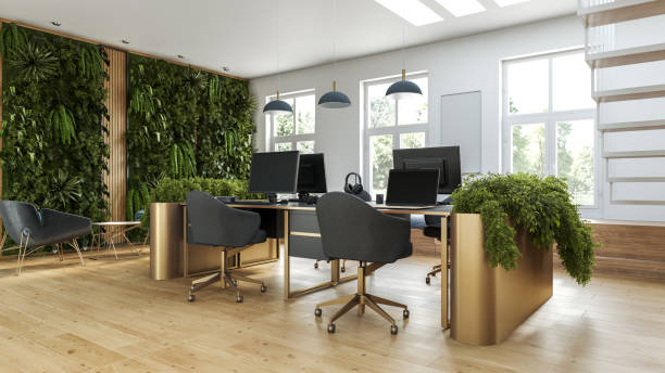 istock Sustainable Green Co-working Office Space 2154516826