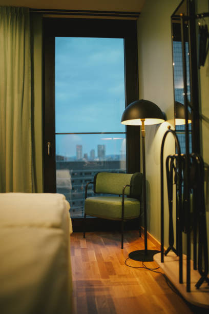 istock Bedroom in hotel 2154523567