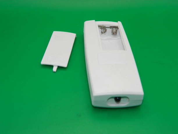 istock Photo of a remote control with a green background. 2154525015