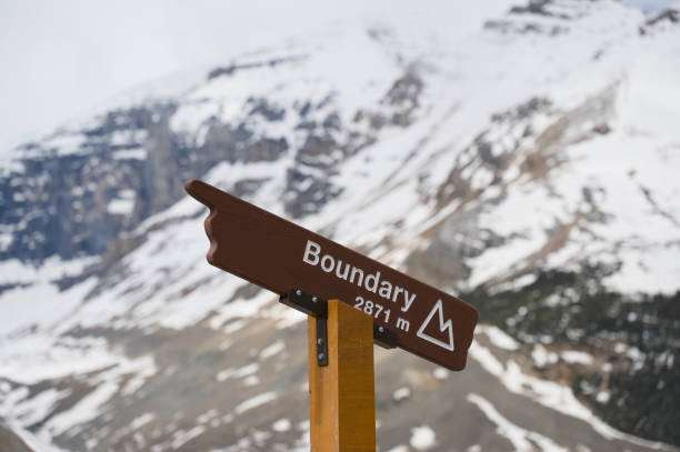 Athabasca Glacier at Columbia Icefield in Alberta in Canada