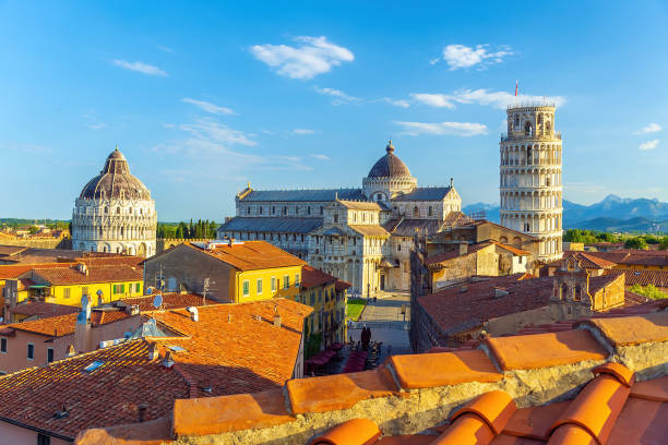 istock The famous Leaning Tower in Pisa, Italy 2154525422