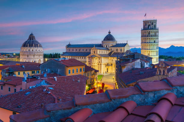 istock The famous Leaning Tower in Pisa, Italy 2154525426