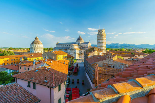 istock The famous Leaning Tower in Pisa, Italy 2154525428