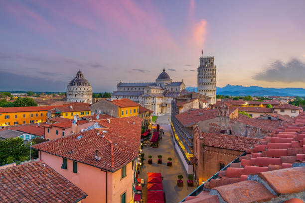 istock The famous Leaning Tower in Pisa, Italy 2154525434