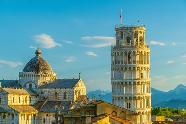 istock The famous Leaning Tower in Pisa, Italy 2154525439