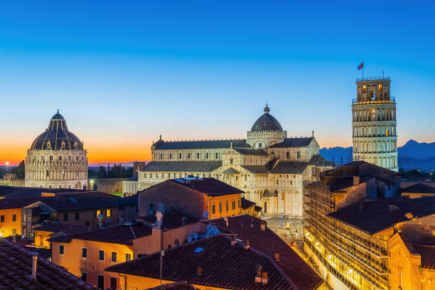 istock The famous Leaning Tower in Pisa, Italy 2154525443