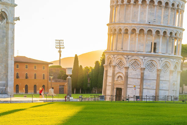 istock The famous Leaning Tower in Pisa, Italy 2154525462