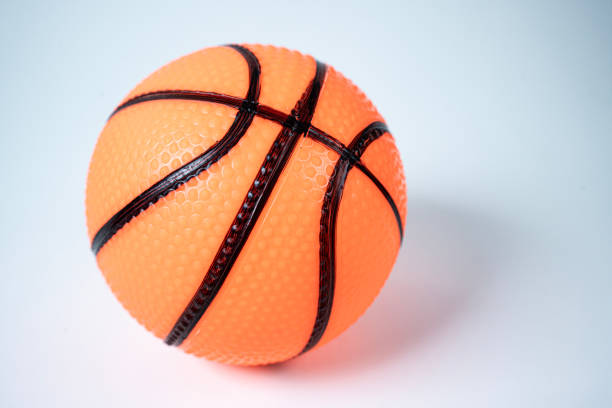 Basketball Orange With A White Background