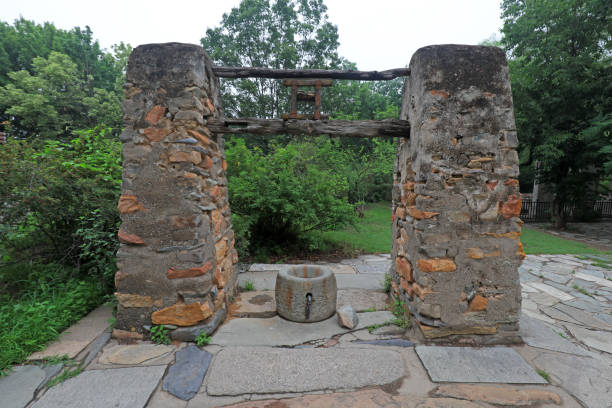 istock Ancient Chinese water well architectural landscape, Beijing 2154528067