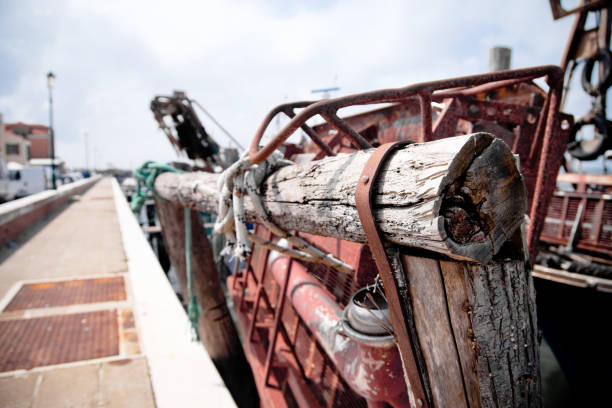 istock Venetian fishing boat 2154530608