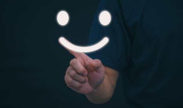 istock Customer services best excellent business rating experience. Satisfaction survey concept. user gives ratings to service experience on the online application, online marketing, and business processes. 2154543598