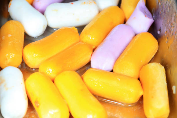 Chinese traditional food material - fried glutinous rice cakes