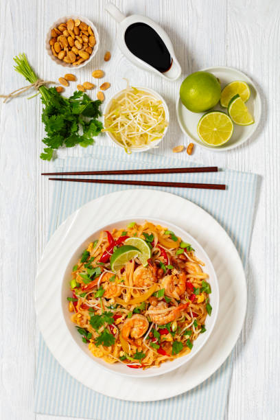 istock pad thai with shrimps, peanuts, eggs, bean sprouts 2154548788