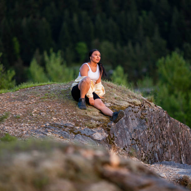 istock Finding Her Peace in The Beautiful Nature of Oregon 2154549061