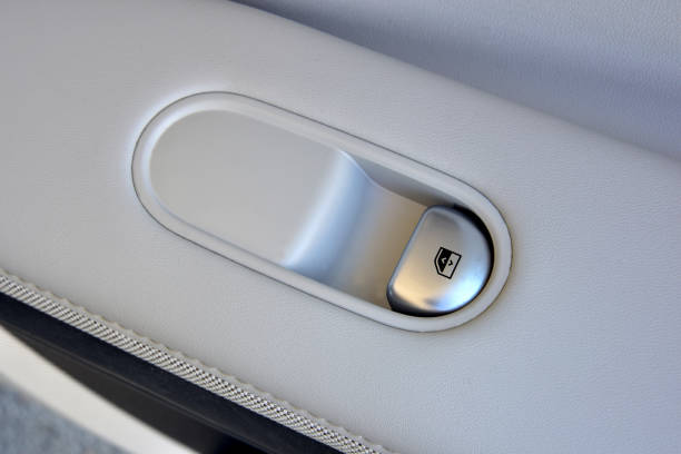 istock The button for raising the windows in the car 2154551170