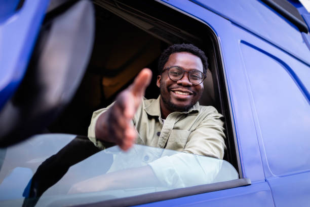 istock Truck driver employment and labour. 2154551840