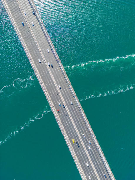 istock Aerial top view of Bridge and Istanbul Bosphorus. 2154553510