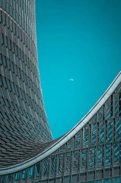white wall of modern architecture