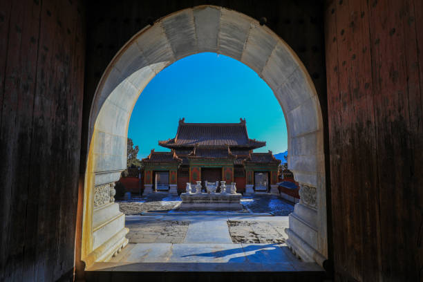 istock Cixi mausoleum in Qing Dynasty, architectural scenery, China 2154559289