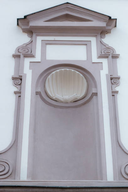 istock an interesting architectural drawing is painted on the building 2154562254