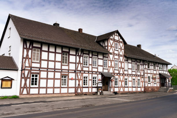 istock Ancient house of German traditional construction 2154562270