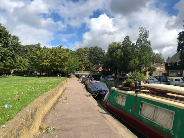 istock Canal boats 2154562688