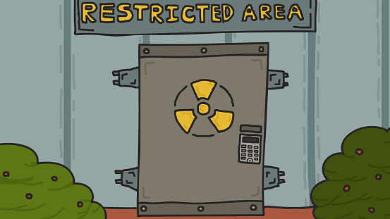Restricted Computer Background Restricted Area Background Stock Illustration - Download Image Now ...