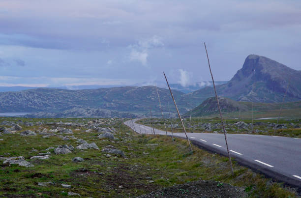 istock Valdresflye moutain road 2154568060